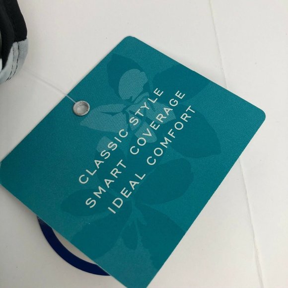 Beach Belle Casablanca swimwear top size 14 Black and Gray Floral NWT - Picture 9 of 11